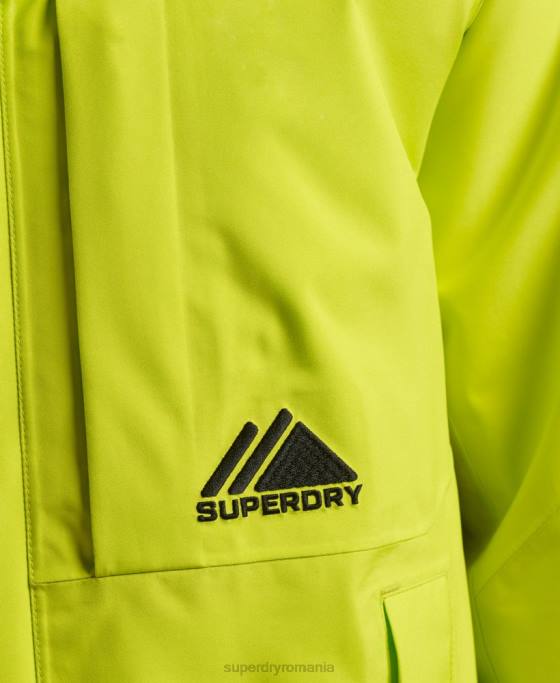 Superdry jachetă de zăpadă ultra îmbrăcăminte galben bărbați JX0Z977