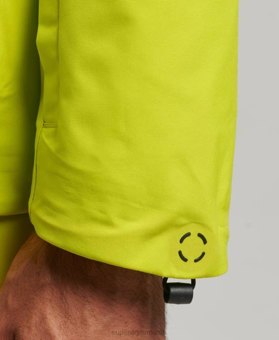 Superdry jachetă de zăpadă ultra îmbrăcăminte galben bărbați JX0Z977