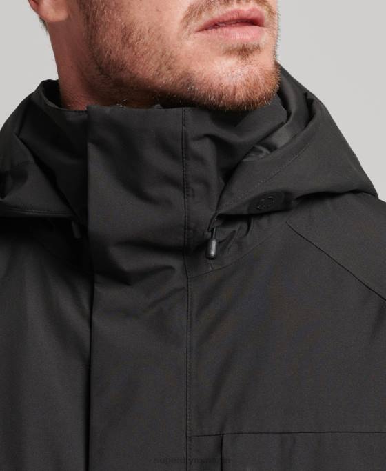 Superdry jachetă de zăpadă ultra îmbrăcăminte negru bărbați JX0Z976