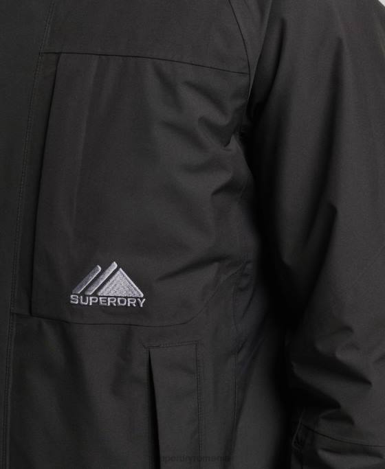 Superdry jachetă de zăpadă ultra îmbrăcăminte negru bărbați JX0Z976