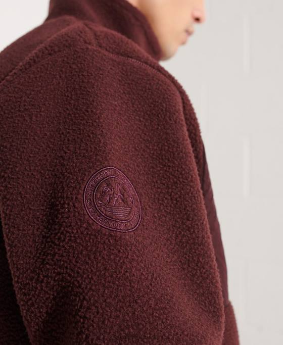 Superdry jachetă din lână de expediție îmbrăcăminte roșu bărbați JX0Z867