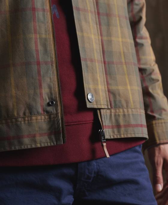 Superdry jachetă dry cruiser ediție limitată îmbrăcăminte maro bărbați JX0Z1181