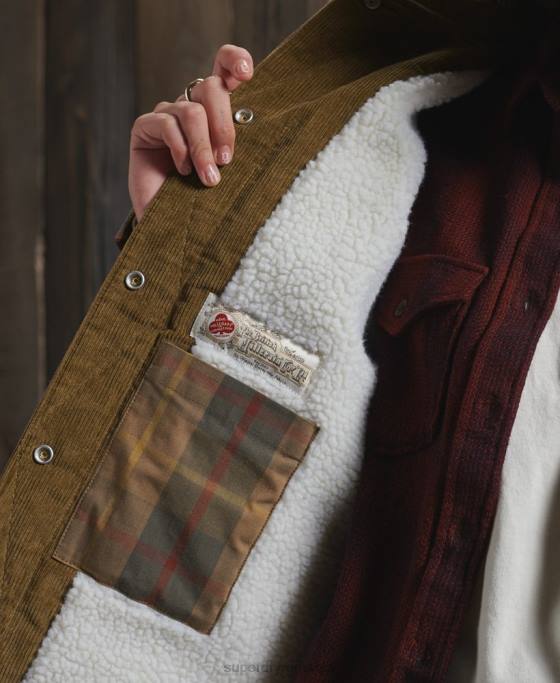 Superdry jachetă dry cruiser ediție limitată îmbrăcăminte maro femei JX0Z5549