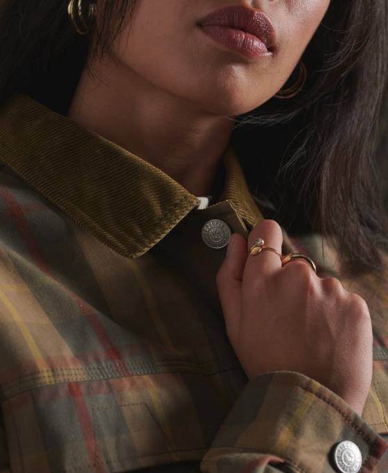 Superdry jachetă dry cruiser ediție limitată îmbrăcăminte maro femei JX0Z5549