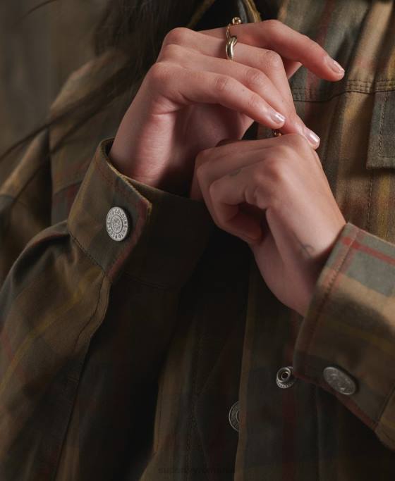 Superdry jachetă dry cruiser ediție limitată îmbrăcăminte maro femei JX0Z5549