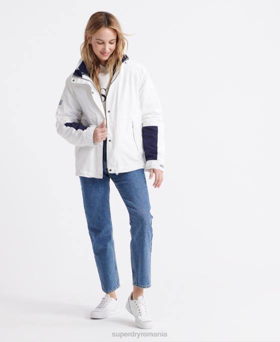 Superdry jachetă esențială cu mânecă lungă 4 în 1 îmbrăcăminte cremă femei JX0Z3857