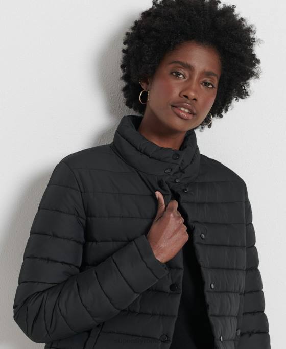 Superdry jachetă fuji boxy îmbrăcăminte negru femei JX0Z5574