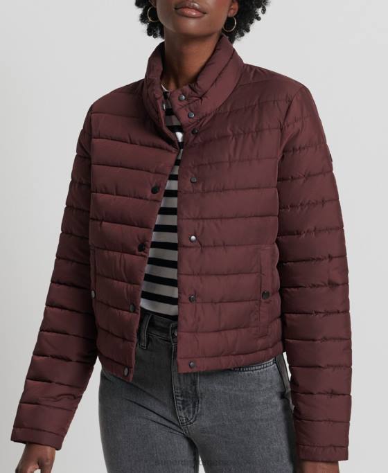 Superdry jachetă fuji boxy îmbrăcăminte roșu femei JX0Z5535