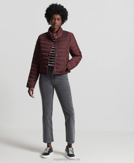 Superdry jachetă fuji boxy îmbrăcăminte roșu femei JX0Z5535