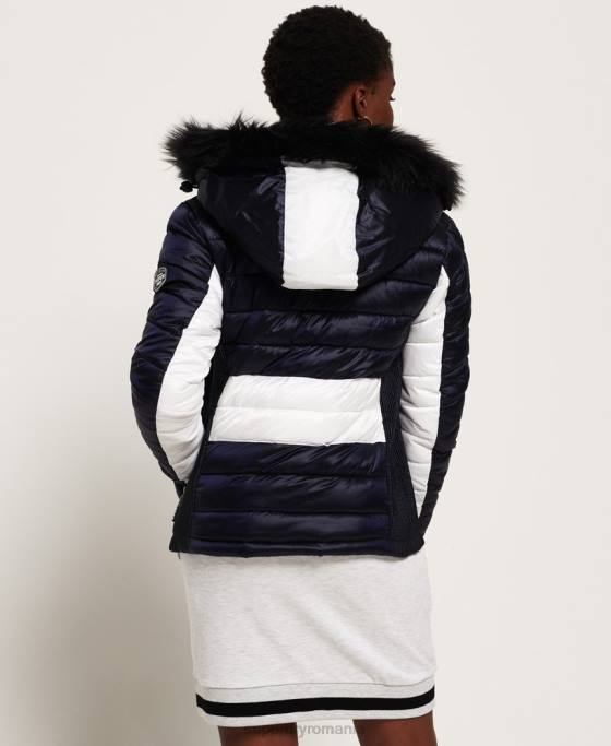 Superdry jachetă fuji chevron lux offshore îmbrăcăminte marina femei JX0Z5703