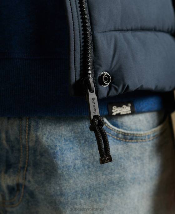 Superdry jachetă fuji clasică din blană artificială îmbrăcăminte marina femei JX0Z3767