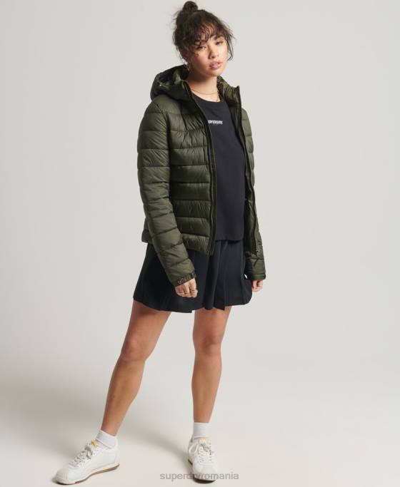 Superdry jachetă fuji clasică îmbrăcăminte kaki femei JX0Z3807