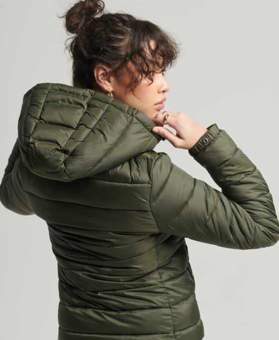 Superdry jachetă fuji clasică îmbrăcăminte kaki femei JX0Z3807