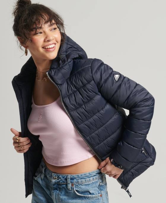 Superdry jachetă fuji clasică îmbrăcăminte marina femei JX0Z3657