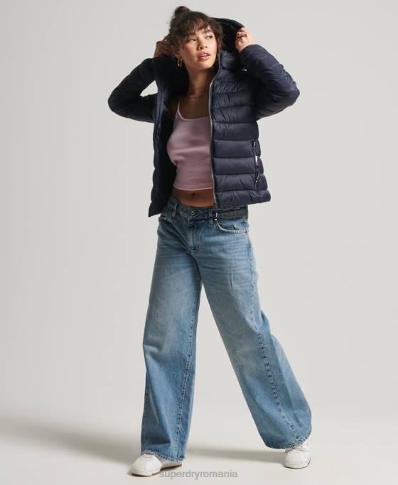 Superdry jachetă fuji clasică îmbrăcăminte marina femei JX0Z3657