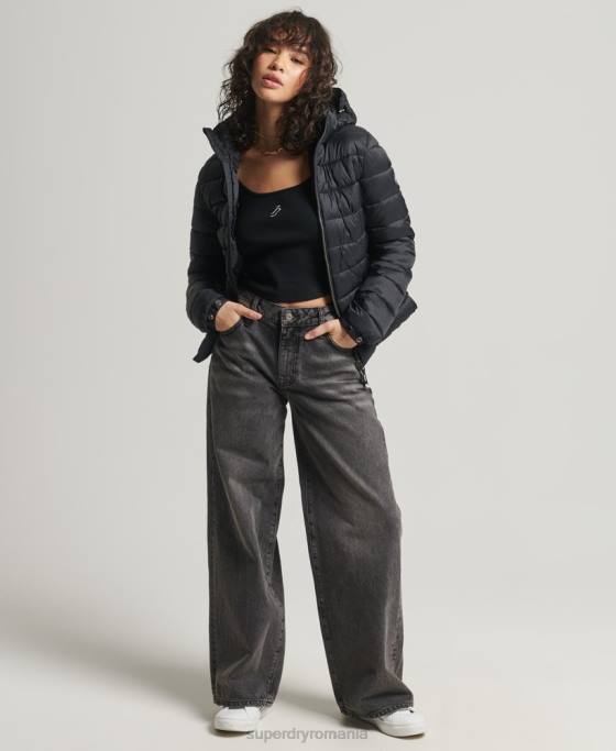 Superdry jachetă fuji clasică îmbrăcăminte negru femei JX0Z3794