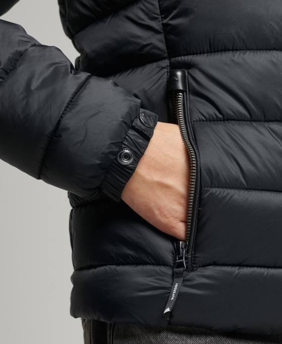 Superdry jachetă fuji clasică îmbrăcăminte negru femei JX0Z3794