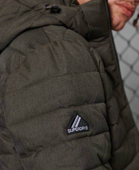 Superdry jachetă fuji cu glugă îmbrăcăminte gri inchis bărbați JX0Z4731