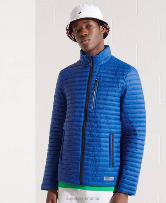Superdry jachetă fuji fără glugă la pachet îmbrăcăminte albastru bărbați JX0Z1191