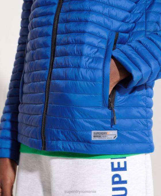 Superdry jachetă fuji fără glugă la pachet îmbrăcăminte albastru bărbați JX0Z1191