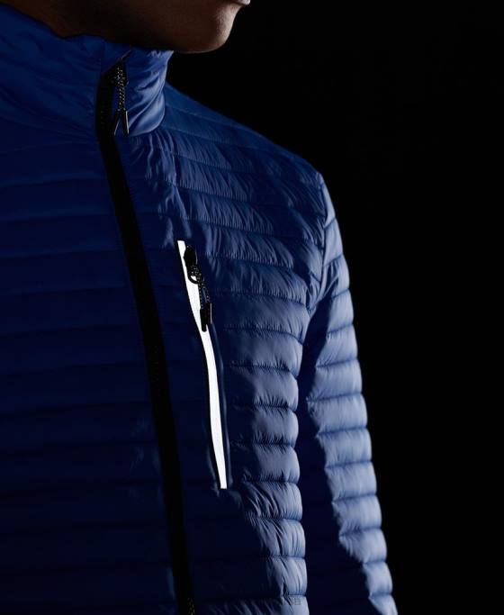 Superdry jachetă fuji fără glugă la pachet îmbrăcăminte albastru bărbați JX0Z1191