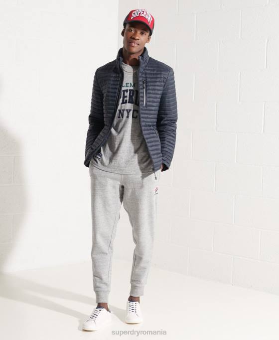 Superdry jachetă fuji fără glugă la pachet îmbrăcăminte marina bărbați JX0Z1177