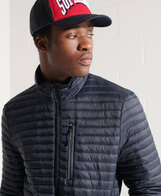 Superdry jachetă fuji fără glugă la pachet îmbrăcăminte marina bărbați JX0Z1177