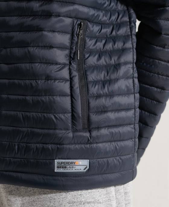 Superdry jachetă fuji fără glugă la pachet îmbrăcăminte marina bărbați JX0Z1177