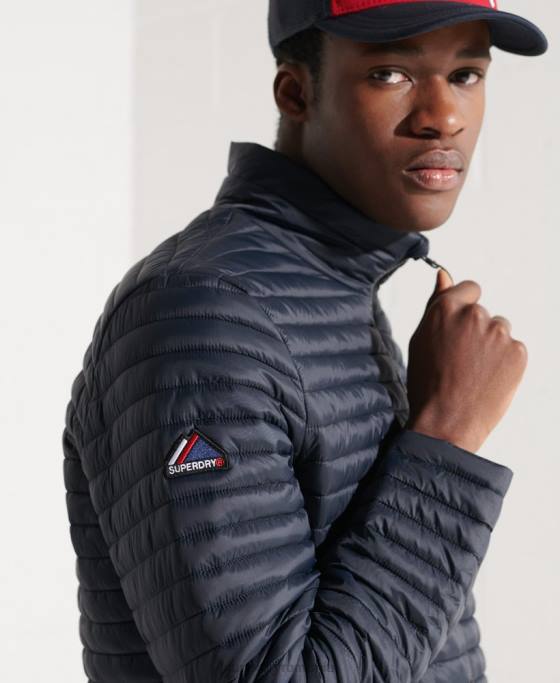 Superdry jachetă fuji fără glugă la pachet îmbrăcăminte marina bărbați JX0Z1177