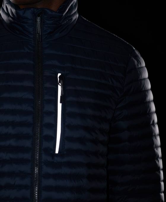 Superdry jachetă fuji fără glugă la pachet îmbrăcăminte marina bărbați JX0Z1177