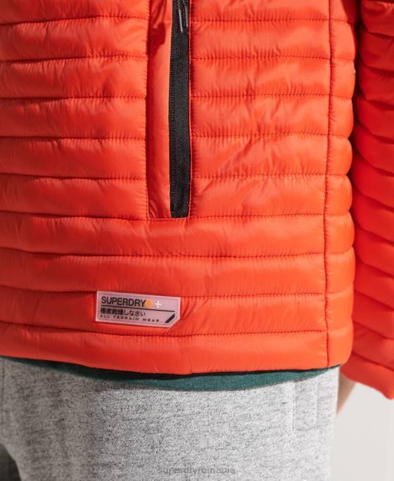 Superdry jachetă fuji fără glugă la pachet îmbrăcăminte portocale bărbați JX0Z1190
