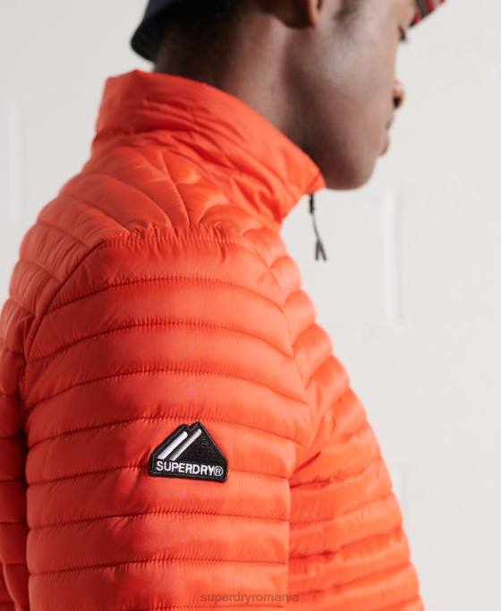Superdry jachetă fuji fără glugă la pachet îmbrăcăminte portocale bărbați JX0Z1190