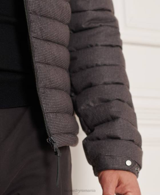 Superdry jachetă fuji fără glugă studios îmbrăcăminte gri bărbați JX0Z4679