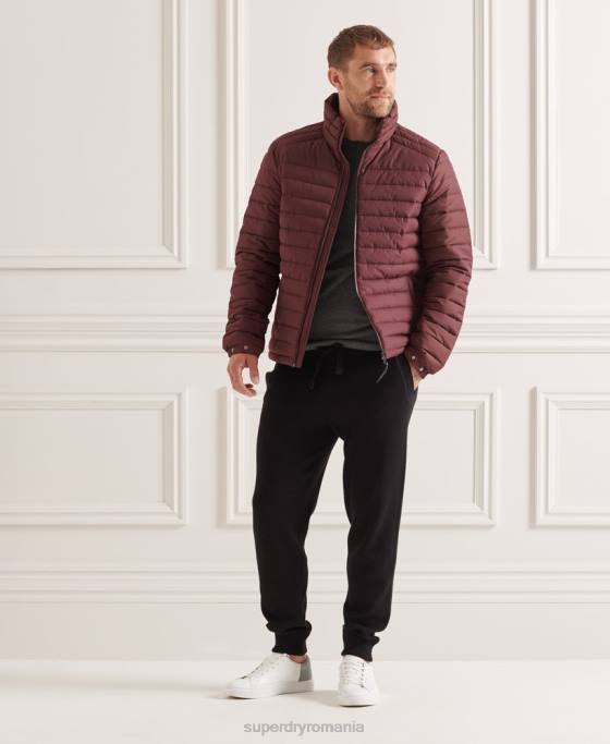 Superdry jachetă fuji fără glugă studios îmbrăcăminte roșu bărbați JX0Z1154