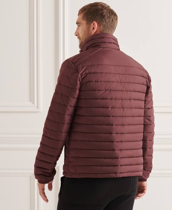 Superdry jachetă fuji fără glugă studios îmbrăcăminte roșu bărbați JX0Z1154