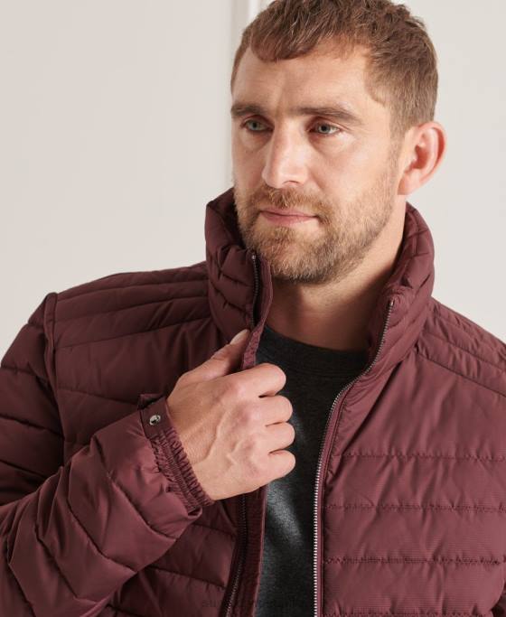 Superdry jachetă fuji fără glugă studios îmbrăcăminte roșu bărbați JX0Z1154