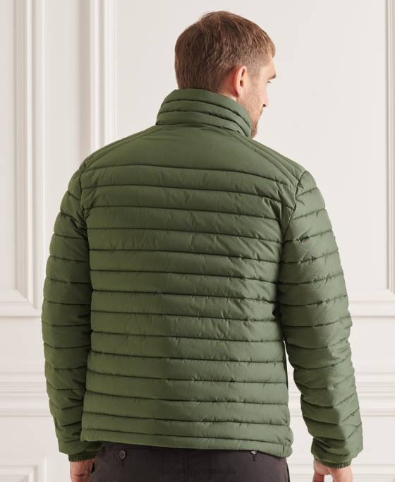 Superdry jachetă fuji fără glugă studios îmbrăcăminte verde bărbați JX0Z4678