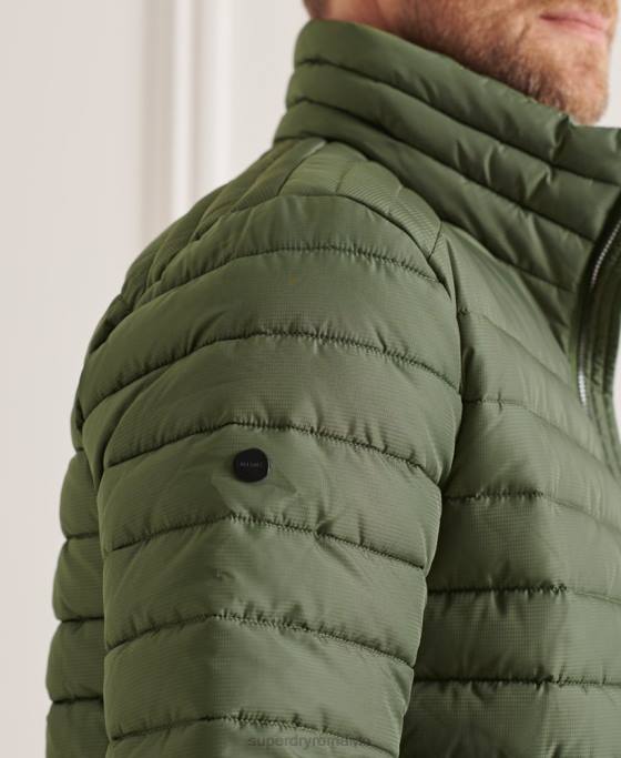 Superdry jachetă fuji fără glugă studios îmbrăcăminte verde bărbați JX0Z4678