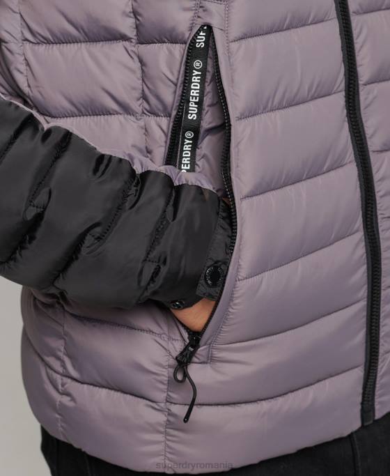 Superdry jachetă fuji matlasată mix radar expedition îmbrăcăminte gri bărbați JX0Z4469