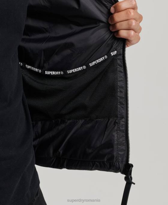 Superdry jachetă fuji matlasată mix radar expedition îmbrăcăminte gri bărbați JX0Z4469
