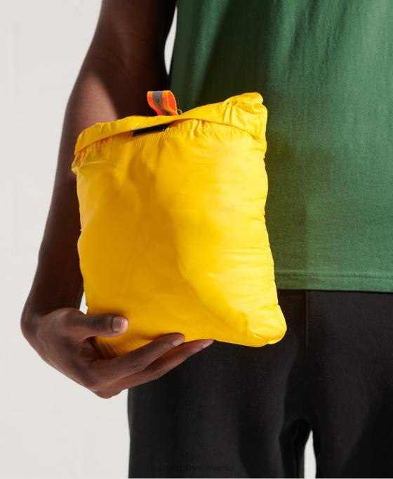 Superdry jachetă fuji pachet micro quilt îmbrăcăminte galben bărbați JX0Z1161