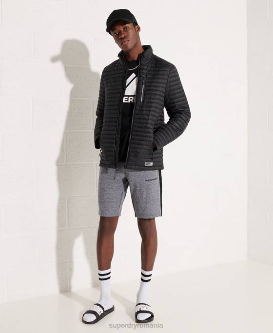 Superdry jachetă fuji pachet micro quilt îmbrăcăminte negru bărbați JX0Z1184