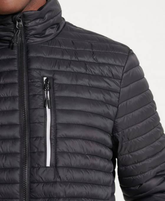 Superdry jachetă fuji pachet micro quilt îmbrăcăminte negru bărbați JX0Z1184
