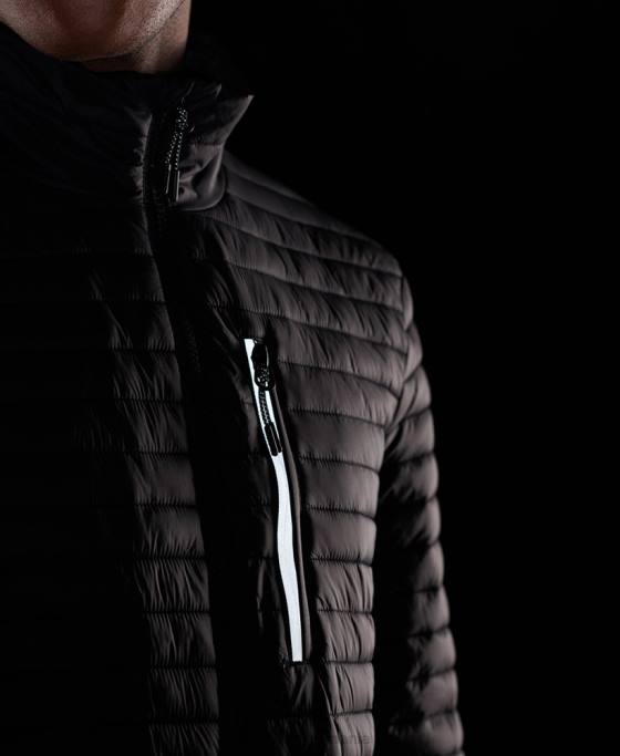 Superdry jachetă fuji pachet micro quilt îmbrăcăminte negru bărbați JX0Z1184