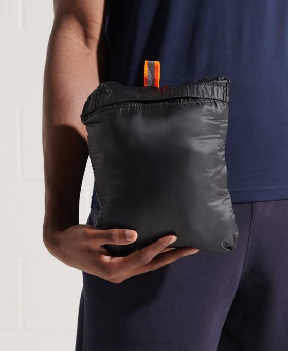 Superdry jachetă fuji pachet micro quilt îmbrăcăminte negru bărbați JX0Z1184