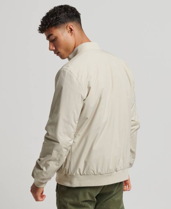 Superdry jachetă harrington de antrenament îmbrăcăminte bej bărbați JX0Z941