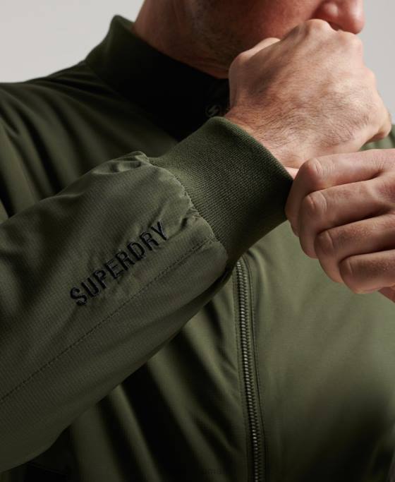 Superdry jachetă harrington de antrenament îmbrăcăminte kaki bărbați JX0Z925