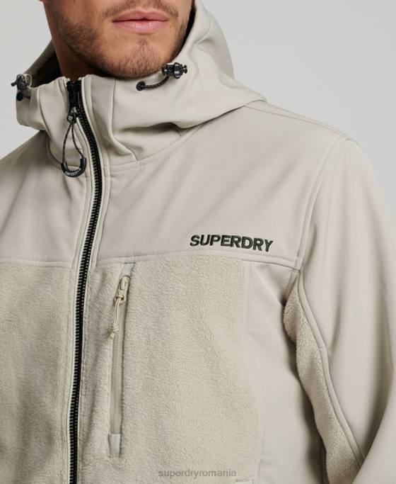 Superdry jachetă hibrid trekker îmbrăcăminte gri bărbați JX0Z939