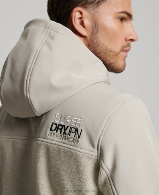 Superdry jachetă hibrid trekker îmbrăcăminte gri bărbați JX0Z939