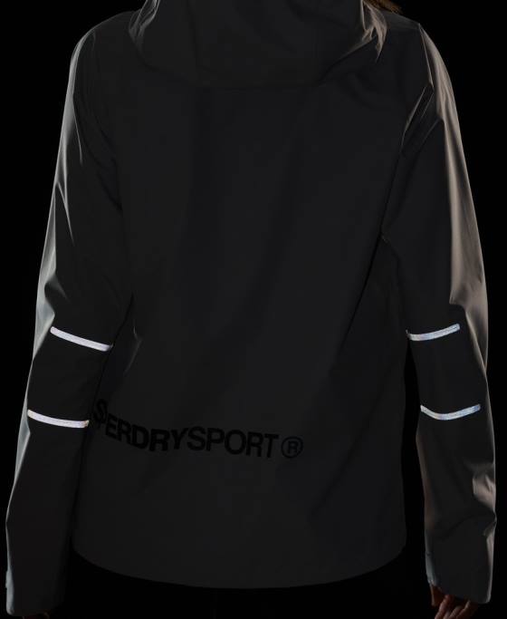 Superdry jachetă impermeabilă îmbrăcăminte bej femei JX0Z3555